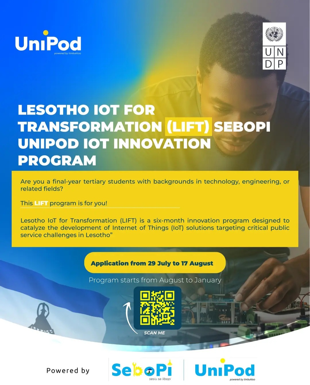 Sebopi UniPod IoT Innovation Program